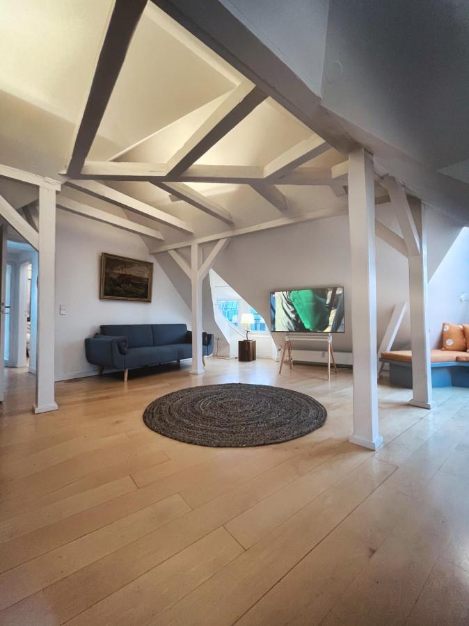 Loft-Panoramablick-Hafen & Elbe! Apartment Hamburg Luaran gambar